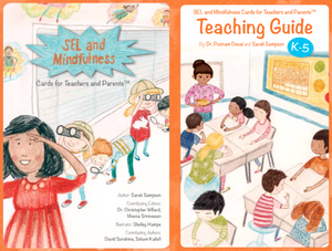 Virtual SEL and Mindfulness Cards and Teaching Guide Bundle